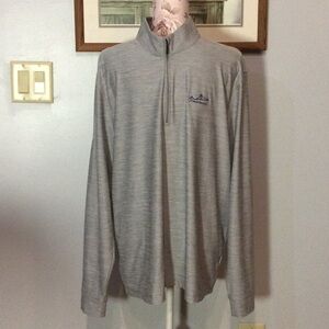 Greg Norman Gray Quarter-Zip Pullover